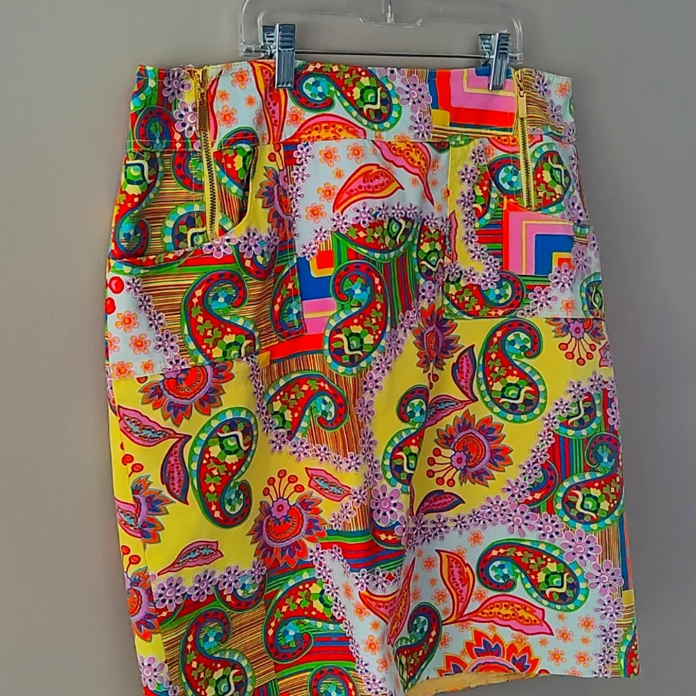 David Meister Multi Color Skirt Size 12 - Picture 1 of 9